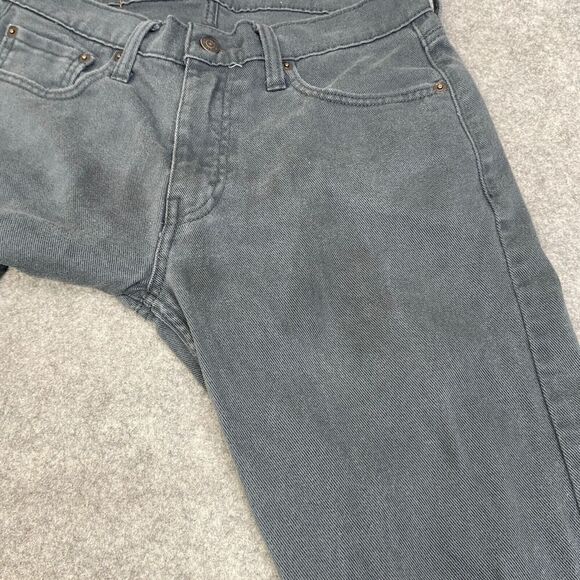 Levis Jeans Men 512 Slim Fit Tapered Leg Medium Wash Tag 30x30 Stained - Picture 2 of 11